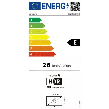 Samsung LS32DG302EUXEN Computer Monitor 81,3 cm (32 Zoll) 1920 x 1080 Pixel Full HD LCD Schwarz