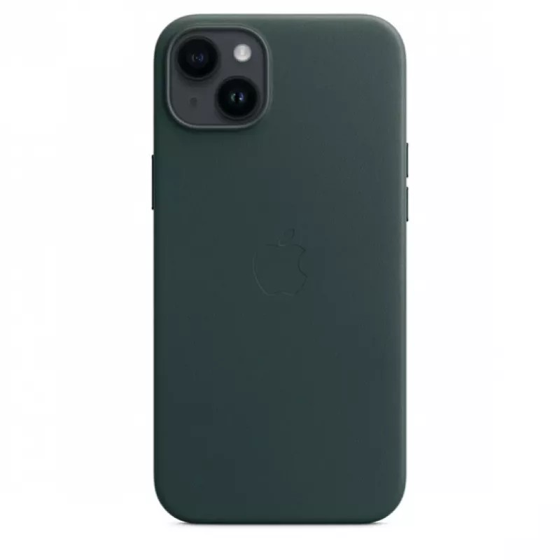 Apple Leder Case mit MagSafe iPhone 14 Plus Forest Grün