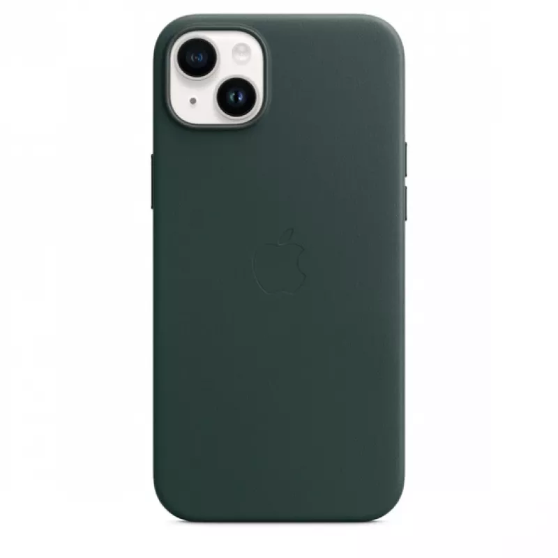 Apple Leder Case mit MagSafe iPhone 14 Plus Forest Grün