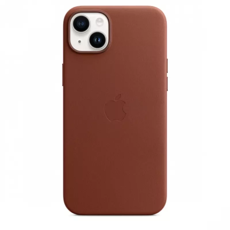 APPLE MPPC3ZM/A Apple Leder Case mit MagSafe iPhone 14 Plus Umbra