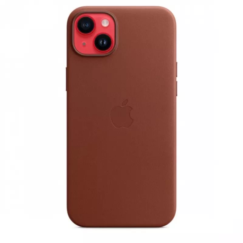 APPLE MPPC3ZM/A Apple Leder Case mit MagSafe iPhone 14 Plus Umbra