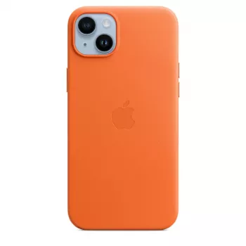 APPLE Apple Leder Case mit MagSafe iPhone 14 Plus Orange
