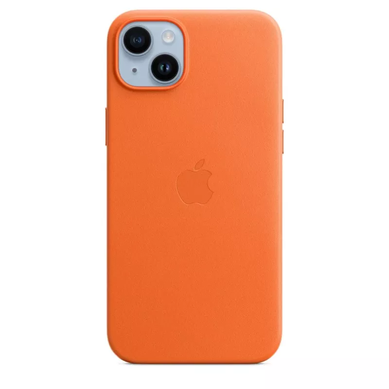 APPLE Apple Leder Case mit MagSafe iPhone 14 Plus Orange