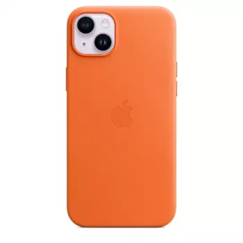 APPLE Apple Leder Case mit MagSafe iPhone 14 Plus Orange