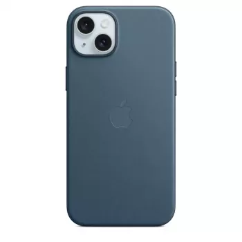 APPLE Apple FineWoven Case mit MagSafe iPhone 15 Plus Pacific Blue