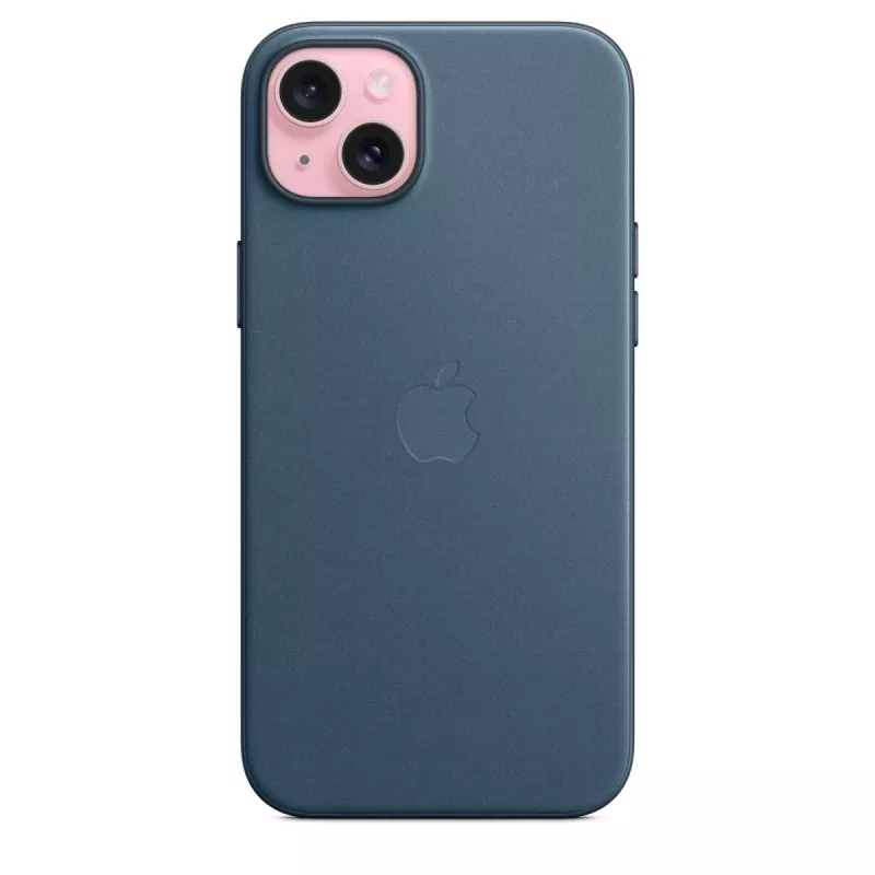 APPLE Apple FineWoven Case mit MagSafe iPhone 15 Plus Pacific Blue