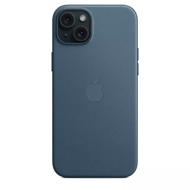 APPLE Apple FineWoven Case mit MagSafe iPhone 15 Plus Pacific Blue