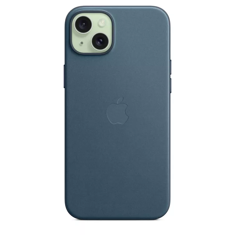APPLE Apple FineWoven Case mit MagSafe iPhone 15 Plus Pacific Blue