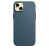 APPLE Apple FineWoven Case mit MagSafe iPhone 15 Plus Pacific Blue