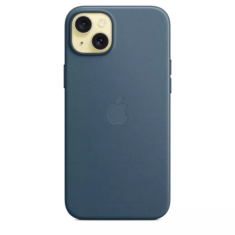 APPLE Apple FineWoven Case mit MagSafe iPhone 15 Plus Pacific Blue