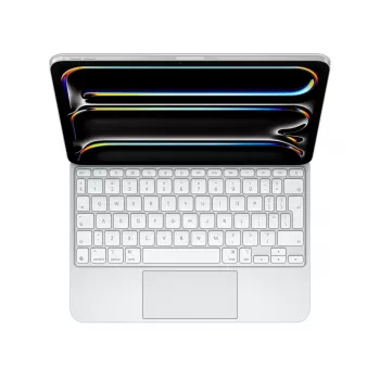 APPLE Magic Tastatur für iPad Pro 11 Zoll (m5) - Internationales Englisch - Weiß