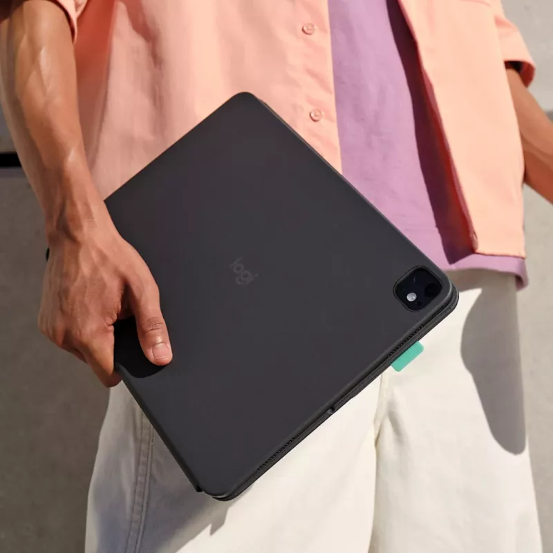 LOGITECH Flip Folio Graphite - iPad Pro 13-in (M4) iPad Air 13-in (M2 & M3) Qwerty UK