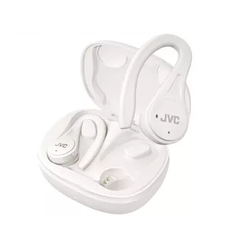 JVC Sports TWS Weiß, True Wireless Stereo (TWS), 20 - 20000 Hz, Anrufe/Musik, 6,8 g, Headset, Weiß