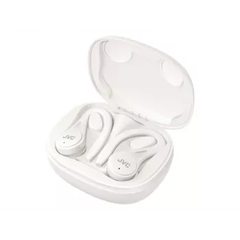 JVC Sports TWS Weiß, True Wireless Stereo (TWS), 20 - 20000 Hz, Anrufe/Musik, 6,8 g, Headset, Weiß