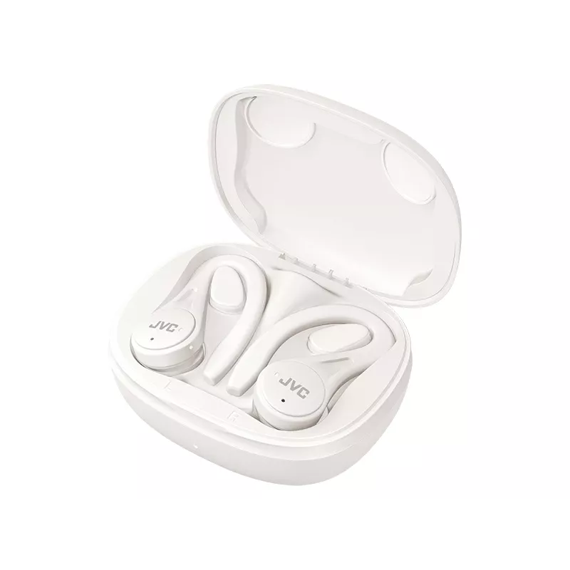 JVC Sports TWS Weiß, True Wireless Stereo (TWS), 20 - 20000 Hz, Anrufe/Musik, 6,8 g, Headset, Weiß