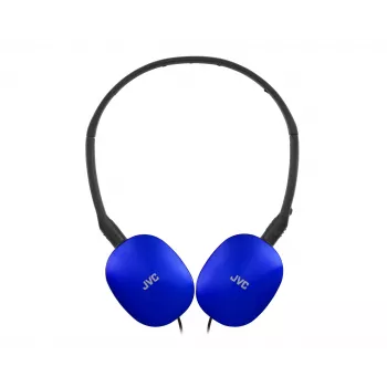Kabelgebundene Kopfhörer mit Kopfbügel JVC HA-S160M-AU, binaural, 3 cm Treiber, 12–24000 Hz, 32 Ω, 1,2 m Kabel, blau