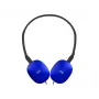 Kabelgebundene Kopfhörer mit Kopfbügel JVC HA-S160M-AU, binaural, 3 cm Treiber, 12–24000 Hz, 32 Ω, 1,2 m Kabel, blau