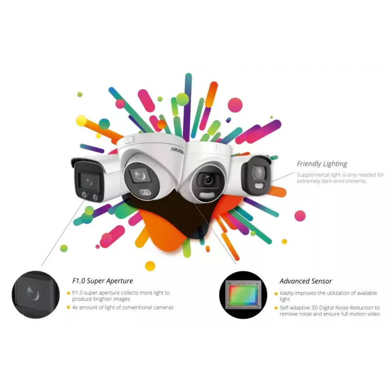 IP-Überwachungskamera Hikvision DS-2CD2327G2-L(2.8mm)(C) 1920x1080
