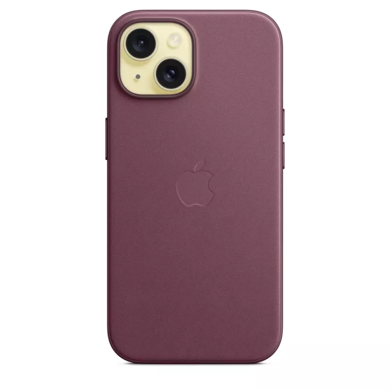 Apple FineWoven Case mit MagSafe iPhone 15 Mulberry