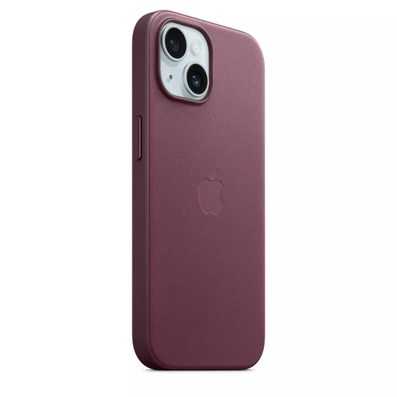 Apple FineWoven Case mit MagSafe iPhone 15 Mulberry