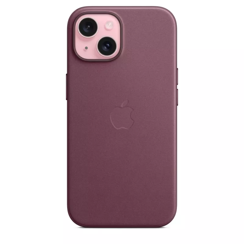 Apple FineWoven Case mit MagSafe iPhone 15 Mulberry
