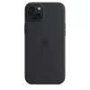 APPLE Apple Silicone Case mit MagSafe iPhone 15 Plus Schwarz