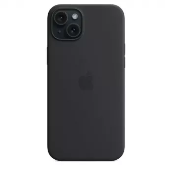 APPLE Apple Silicone Case mit MagSafe iPhone 15 Plus Schwarz
