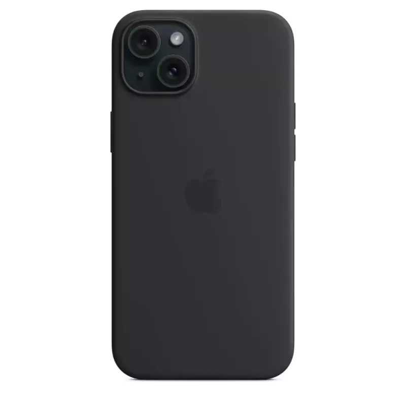 APPLE Apple Silicone Case mit MagSafe iPhone 15 Plus Schwarz