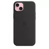 APPLE Apple Silicone Case mit MagSafe iPhone 15 Plus Schwarz