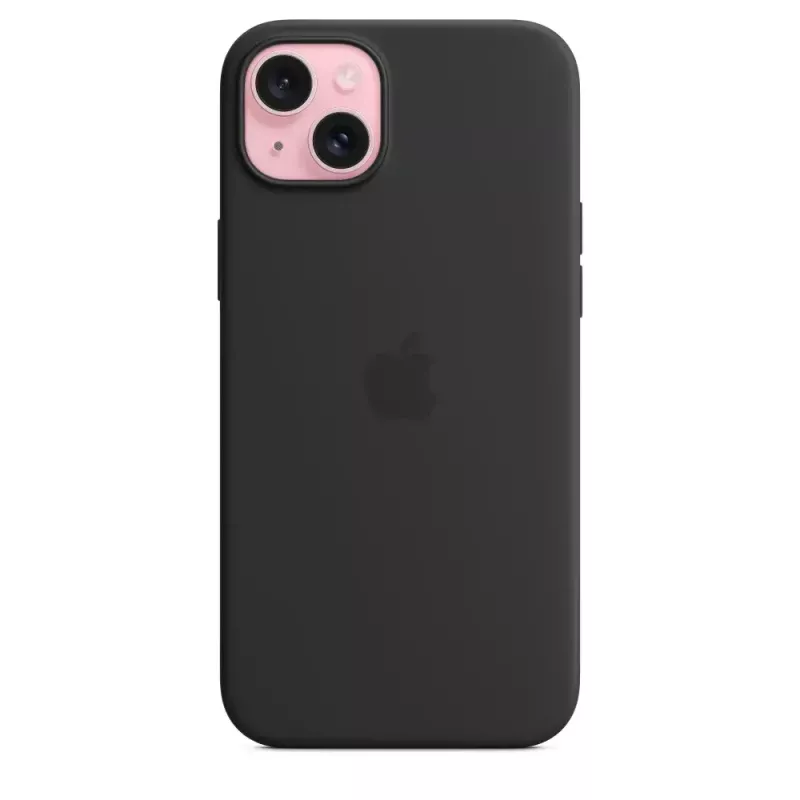 APPLE Apple Silicone Case mit MagSafe iPhone 15 Plus Schwarz