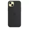 APPLE Apple Silicone Case mit MagSafe iPhone 15 Plus Schwarz