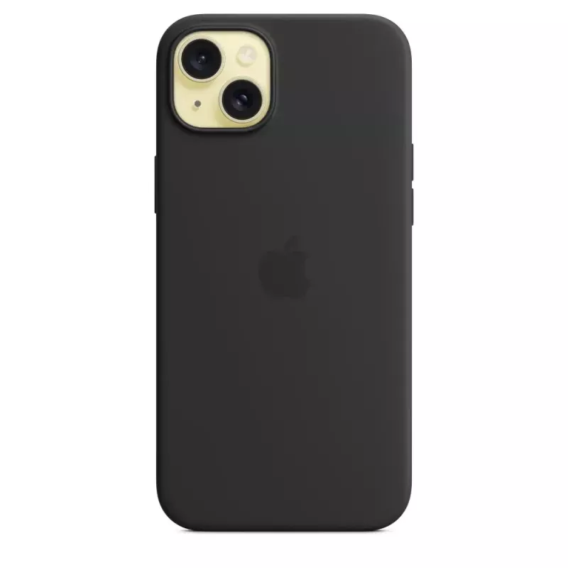 APPLE Apple Silicone Case mit MagSafe iPhone 15 Plus Schwarz