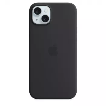 APPLE Apple Silicone Case mit MagSafe iPhone 15 Plus Schwarz