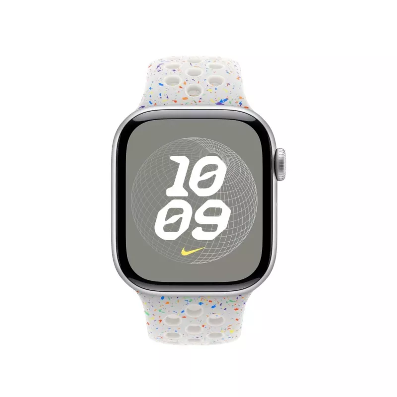 APPLE 40 mm Nike Sportarmband in Pure Platinum - M/L