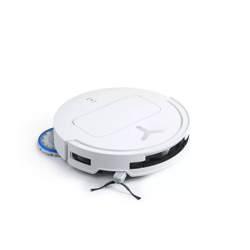 Staubsaugerroboter Ecovacs Deebot T50 Pro Omni — 185 Min. Laufzeit, 6400 mAh Akku, 3 L Basis-Staubkapazität, D-ToF-Lidar-Navigation, Nasswischen, 9 mm Kletterfähigkeit