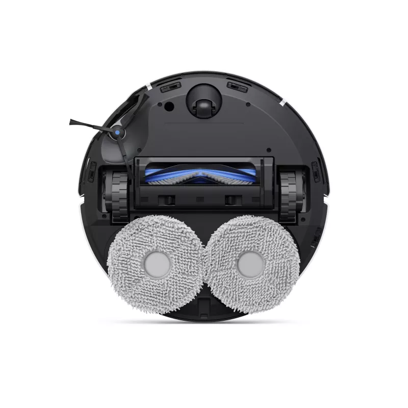 Staubsaugerroboter Ecovacs Deebot T50 Pro Omni — 185 Min. Laufzeit, 6400 mAh Akku, 3 L Basis-Staubkapazität, D-ToF-Lidar-Navigation, Nasswischen, 9 mm Kletterfähigkeit