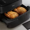 Philips 1000 series NA150/00 Fritteuse Doppelt 7 l Standgerät 2450 W Heißluftfritteuse Schwarz