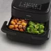 Philips 1000 series NA150/00 Fritteuse Doppelt 7 l Standgerät 2450 W Heißluftfritteuse Schwarz