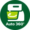 Philips 5000 Series HR3745/00 Handmixer mit Standschüssel 450 W grau/weiß