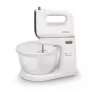 Philips 5000 Series HR3745/00 Handmixer mit Standschüssel 450 W grau/weiß