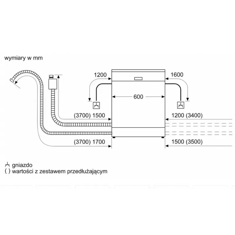 Einbau-Geschirrspüler Bosch Serie 4 SMV4HVX11E — 14 Maßgedecke, vollintegrierbar 60 cm, Energieklasse C