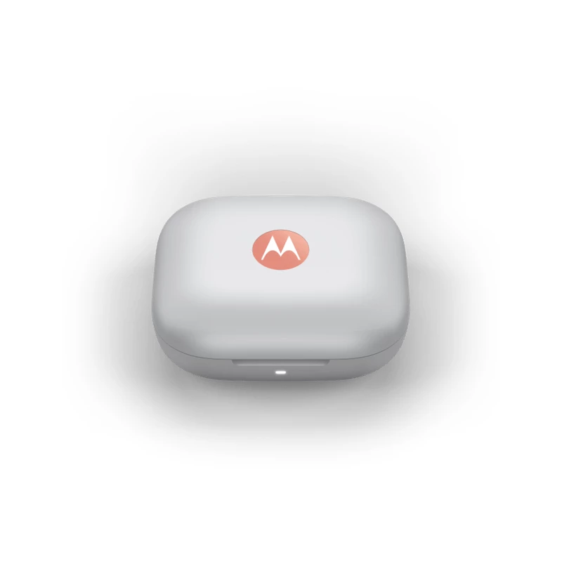 Kabellose In-Ear-Kopfhörer Motorola Moto Buds — Coral, Bluetooth 5.3, ANC, Dolby Atmos, 9 Std. Wiedergabe (42 Std. mit Case)