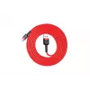 BASEUS Geflochtenes Cafule Schnellladekabel – USB Typ-A auf Typ-C 2 A – 2 m – Rot (Nylon)