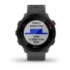 Smartwatch GARMIN Forerunner 55, rund 42 mm Gehäuse, grau, Silikonarmband, GPS/GLONASS/Galileo, 5 ATM Wasserdichtigkeit