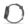 Smartwatch GARMIN Forerunner 55, rund 42 mm Gehäuse, grau, Silikonarmband, GPS/GLONASS/Galileo, 5 ATM Wasserdichtigkeit