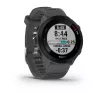 Smartwatch GARMIN Forerunner 55, rund 42 mm Gehäuse, grau, Silikonarmband, GPS/GLONASS/Galileo, 5 ATM Wasserdichtigkeit