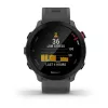 Smartwatch GARMIN Forerunner 55, rund 42 mm Gehäuse, grau, Silikonarmband, GPS/GLONASS/Galileo, 5 ATM Wasserdichtigkeit