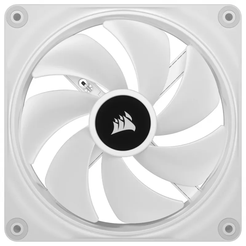 CORSAIR Qx RGB Series Icue Link Qx140 RGB White 140 mm Magnetischer Kuppel-RGB-Lüfter Erweiterungskit