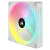 CORSAIR Qx RGB Series Icue Link Qx140 RGB White 140 mm Magnetischer Kuppel-RGB-Lüfter Erweiterungskit