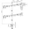 Monitorhalterung Manhattan 461566